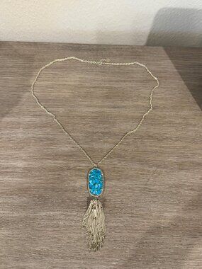 Kendra Scott Rayne Pendant Necklace -  Turquoise